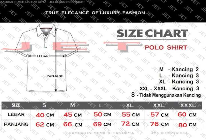 Super Polo JeT - Size Lengkap - STOK BANYAK - 22 Warna