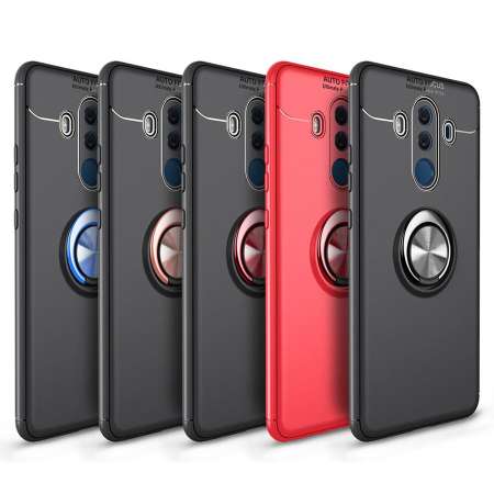 Lenuo รถแม่เหล็กผู้ถือเคสสำหรับหัวเหว่ย Mate 10 Pro MIX สีแหวนวงเล็บฝาหลังนิ้วมือแหวน All - in - one กรณี