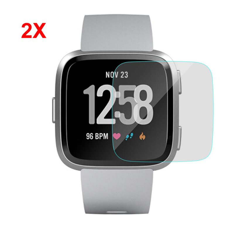 1 Pcs/2 Pcs Fitbit Versa Screen Protector Tempered Glass Ultra Slim Guard