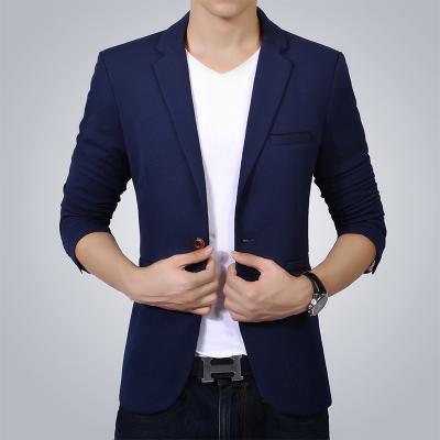 blue casual blazer