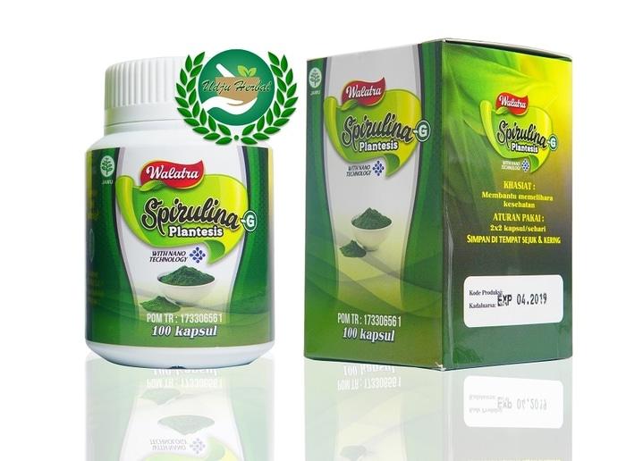 Walatra Spirulina G-Plantesis - Obat Penggemuk Badan / Penambah Nafsu Makan / Penambah Berat Badan Untuk Dewasa dan Anak-Anak 100% ASLI