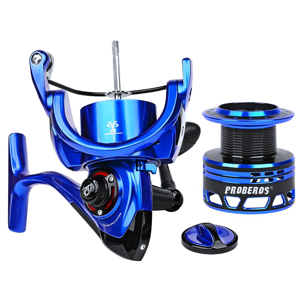 Aluminum alloy Fishing Reel 19KG Max Drag Sea Boat 5000-6000 Spinning Reel 9+1BB