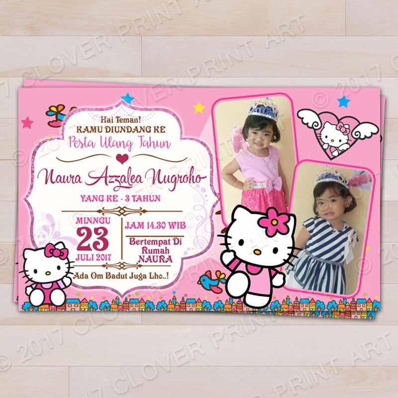 81+ Contoh Surat Undangan Ulang Tahun Hello Kitty Gratis Terbaru