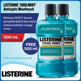 Listerine Cool Mint 500ml [Free Cool Mint 500ml]