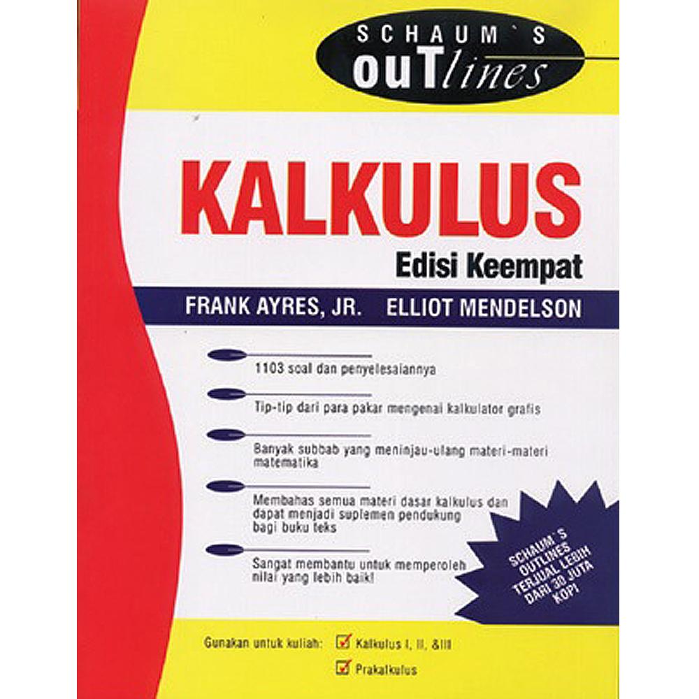 Buku schaums outline kalkulus edisi 4 frank ayres lazada indonesia