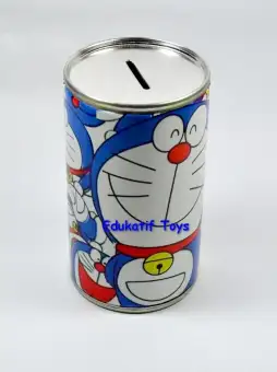 Celengan Kaleng Murah Karakter Dora Emon Lazada Indonesia