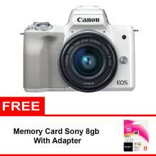 Canon EOS M50 15-45mm Putih Canon EOS M50 15-45mm Putih image