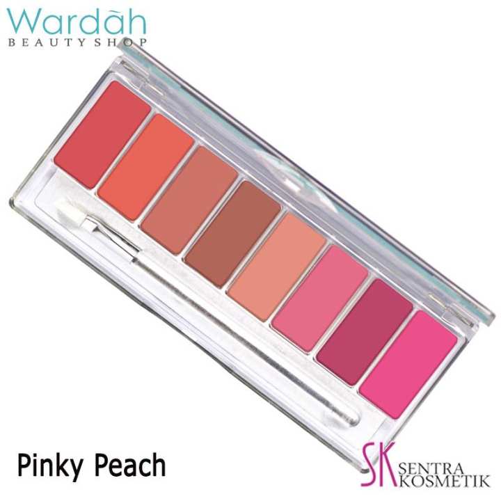 Wardah Lip Pallete Pinky Peach: Membeli jualan online