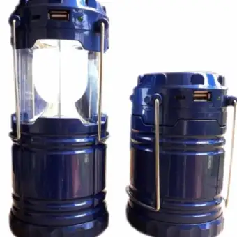 Original / Lampu Lentera Camping LED Solar - Rechargeable Emergency Lampu