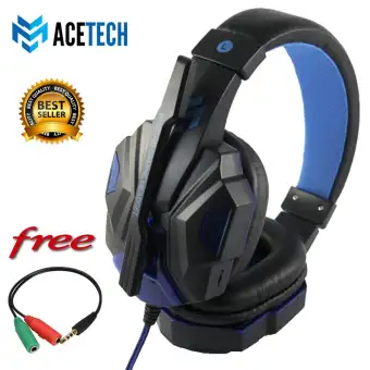 ACETECH Headphone Headset Gaming LED 