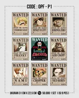 Poster Buronan New Bounty Poster One Piece Lazada Indonesia