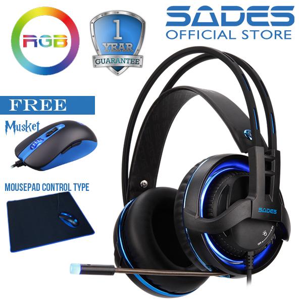 Sades Diablo Realtek 7.1 Gaming Headset 