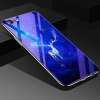 Phone Case For Vivo Y71 , Luxury Bling Sky Flower Soft Hybrid Silicone TPU +Blue Tempered Glass Backboard [Drop Protection] [Anti-Scratch] Soft Case Cover For Vivo Y71 - intl