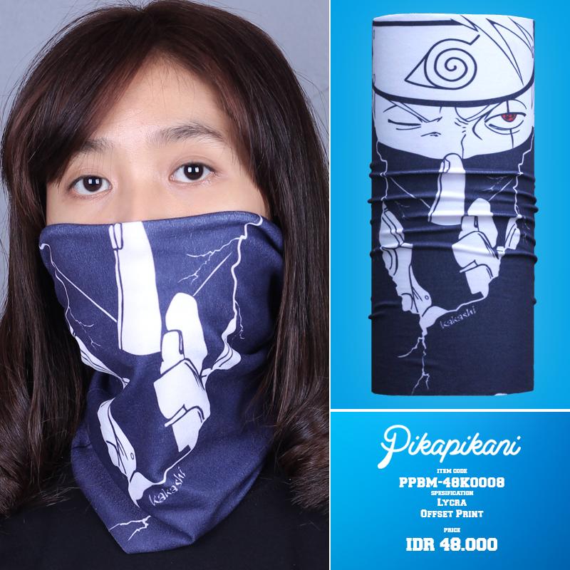 Bandana Anime Naruto Shippuden Hatake Kakashi Jutsu Pikapikani