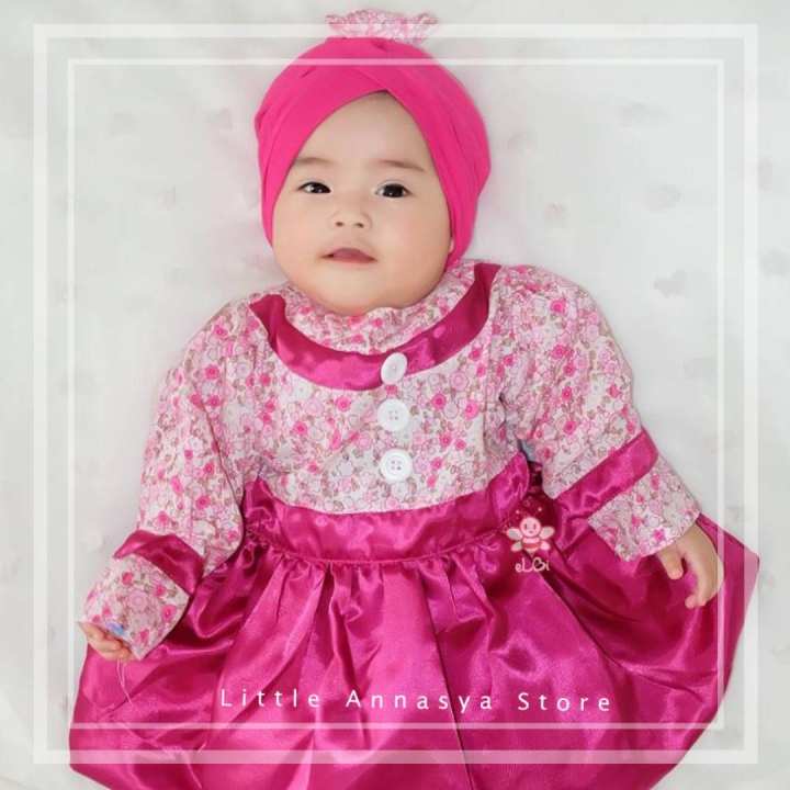 Baju Bayi Perempuan / Baju Muslim Anak Perempuan / Gamis 