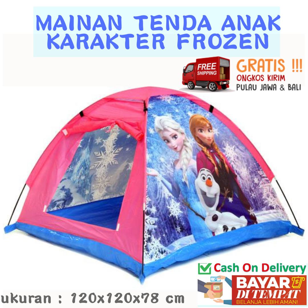 Mainan Tenda Anak Murah Karakter Kartun Camping Kemping Kemah Seru