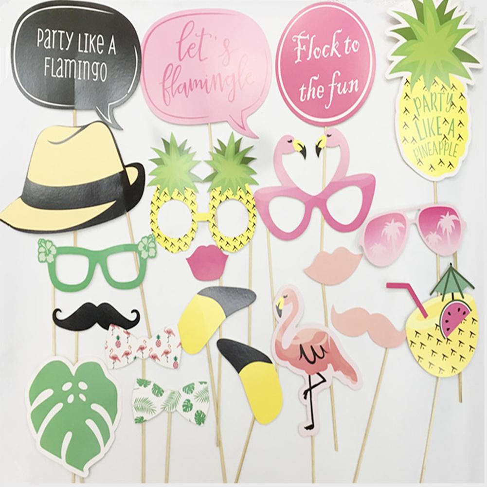 thumbnail image 2 of 30-Piece Mother's Day Photo Booth Props Kit - Funny Selfie Decorations With Bamboo Sticks 2 of 10