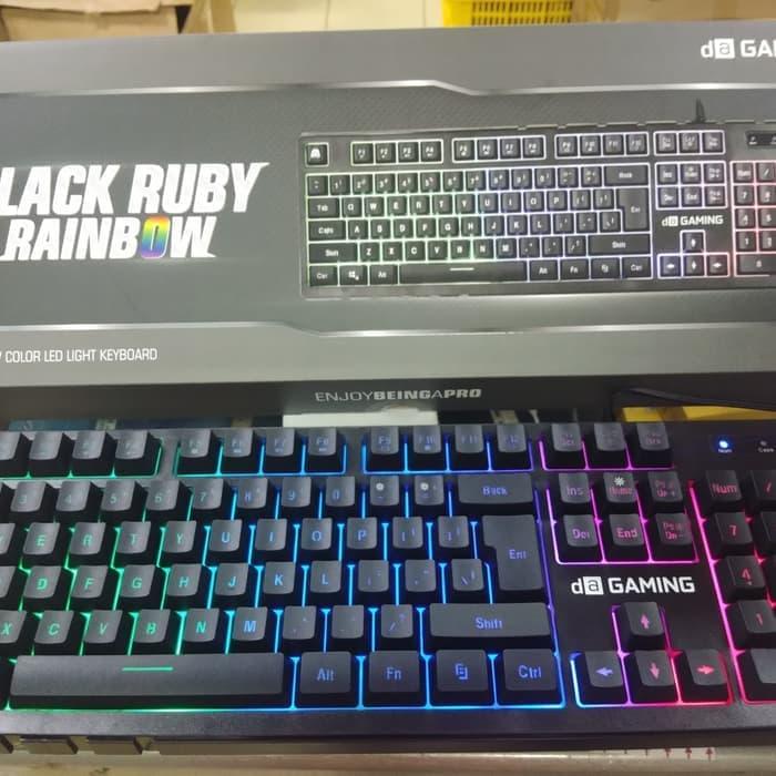 keyboard black ruby rainbow