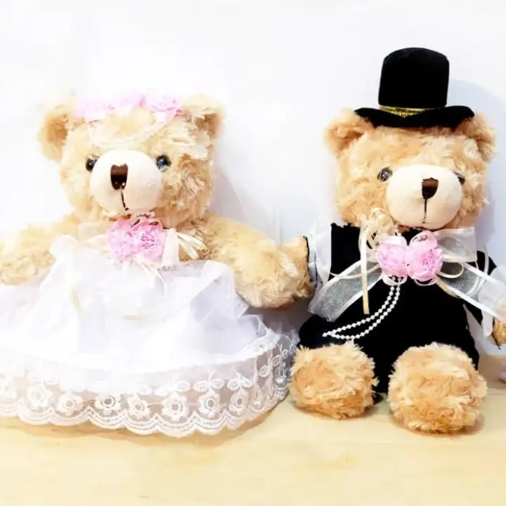 Termurah Boneka Teddy Bear Couple Wedding 30cm Tersedia Boneka Doraemon Boneka Bts Boneka Beruang Lazada Indonesia