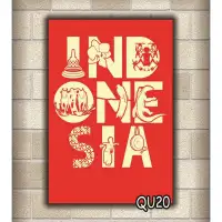 Vasty Hiasan Dinding Kayu Wall Decor Poster Super Quotes VSQ-34