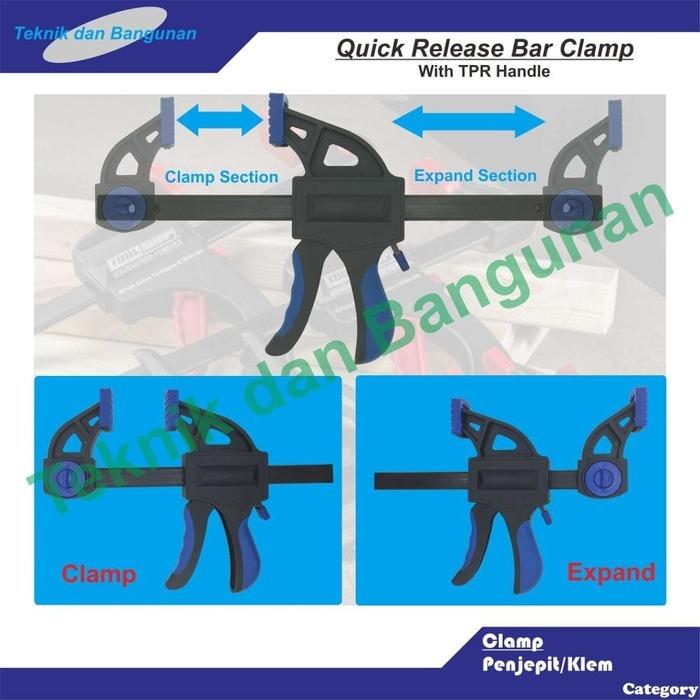 6 Quick Release Bar Clamp