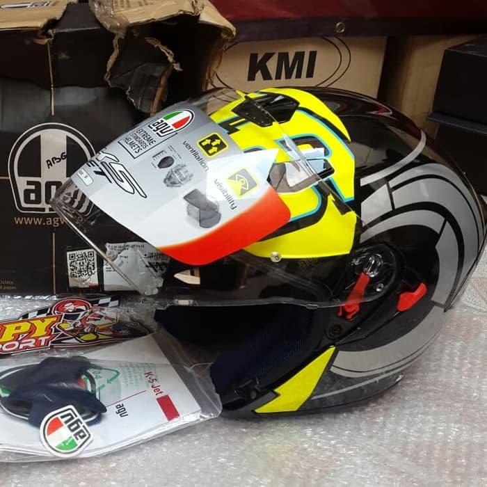 Helm half face merk AGV K-5 JET Winter Test 2012 size M | Lazada Indonesia
