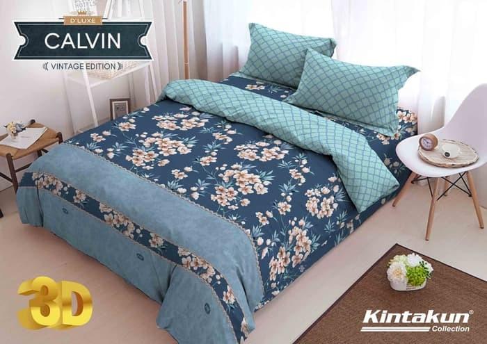 Bed Cover Set Kintakun Dluxe King 180x200 Calvin Bedcover Set D Luxe Lazada Indonesia