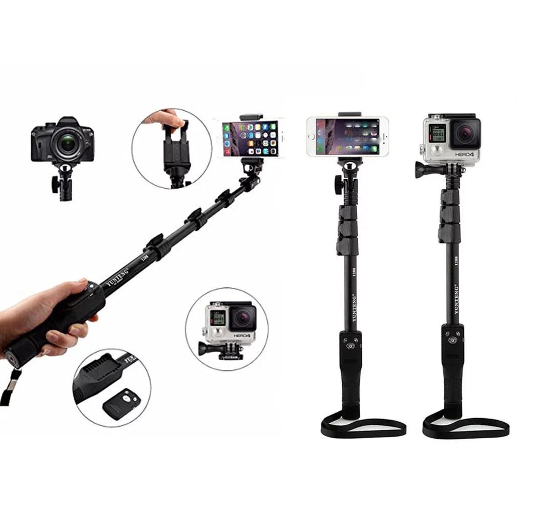 Paket Hemat Yunteng YT-1288 Tongsis With Bluetooth Shutter Mini