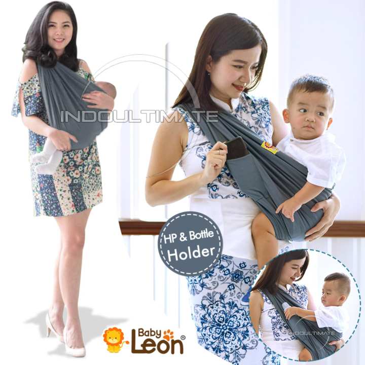 BABY LEON GENDONGAN Bayi Kaos/Geos/selendang Bayi Praktis