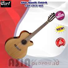 Gitar Akustik Elektrik Cort CEC5 NAT - CEC 5 - CEC-5 Nylon - String