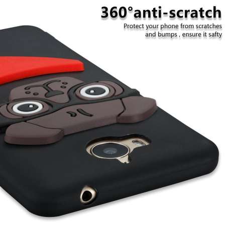 นุ่มเคสสำหรับหัวเหว่ย Y5 2017 3D น่ารักการ์ตูนสุนัขกรอบซิลิโคลนกันกระแทก - INTL