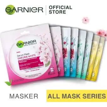 Garnier Bundle Buy 4 Get 4 Serum Mask Hydra Bomb [Masker] by Garnier