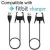 2 Pcs Fitbit Charge 2 Charger 21 นิ้วสายชาร์จUSB สำรองเครื่องชาร์จสายชาร์จ
