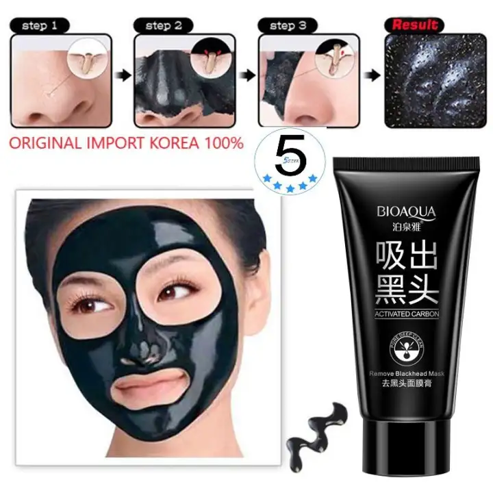 Bioaqua Carbon Active Charcoal Black Mask 60 Gram