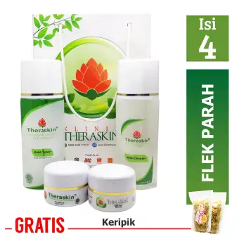Theraskin Paket Flek Para Atasi Flek Hitam New Edition Untuk Kulit Flek Kering Aha Cleanser Aha Toner Ts Optima Spc 01 Masker Green Tea1