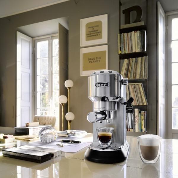 DeLonghi EC685.M Dedica Pump Espresso Coffee Maker Mesin Kopi Espresso Silver Lazada Indonesia