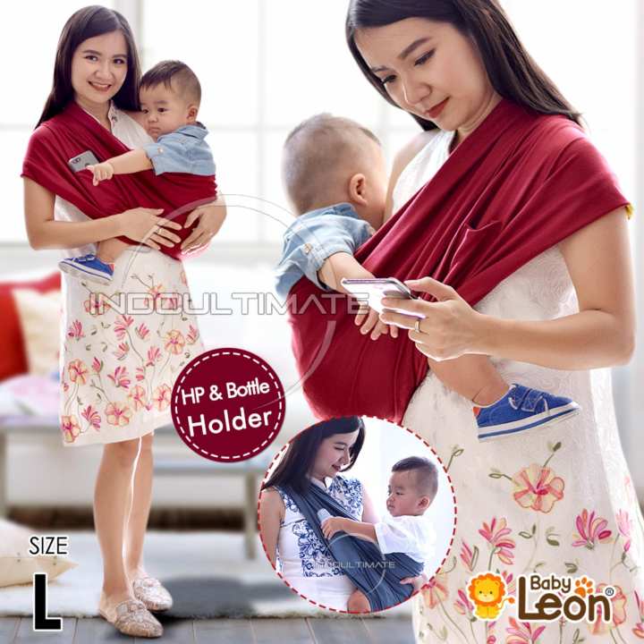BABY LEON Gendongan Bayi Kaos/Geos/selendang Bayi Praktis 