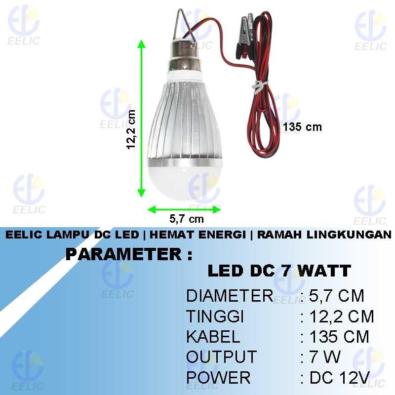 Eelic Aki 6vldc7w Mix Aki Kering 6 Volt 4 5 Ah 2 Pcs Untuk Penyuplai Arus Listrik Dan Lampu Led 7 Watt Dc12v Lampu 7w Lazada Indonesia