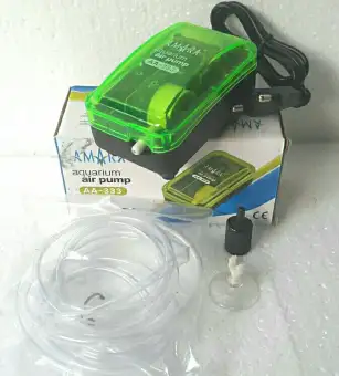 Paket Air Pump Aerator 1 Lubang Air Stone 2cm Full Set Tinggal