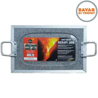 Mandiri Stone - Panggangan Batu Bakar Lava Merapi ukuran 20 x 30 cm Grade A Berkualitas