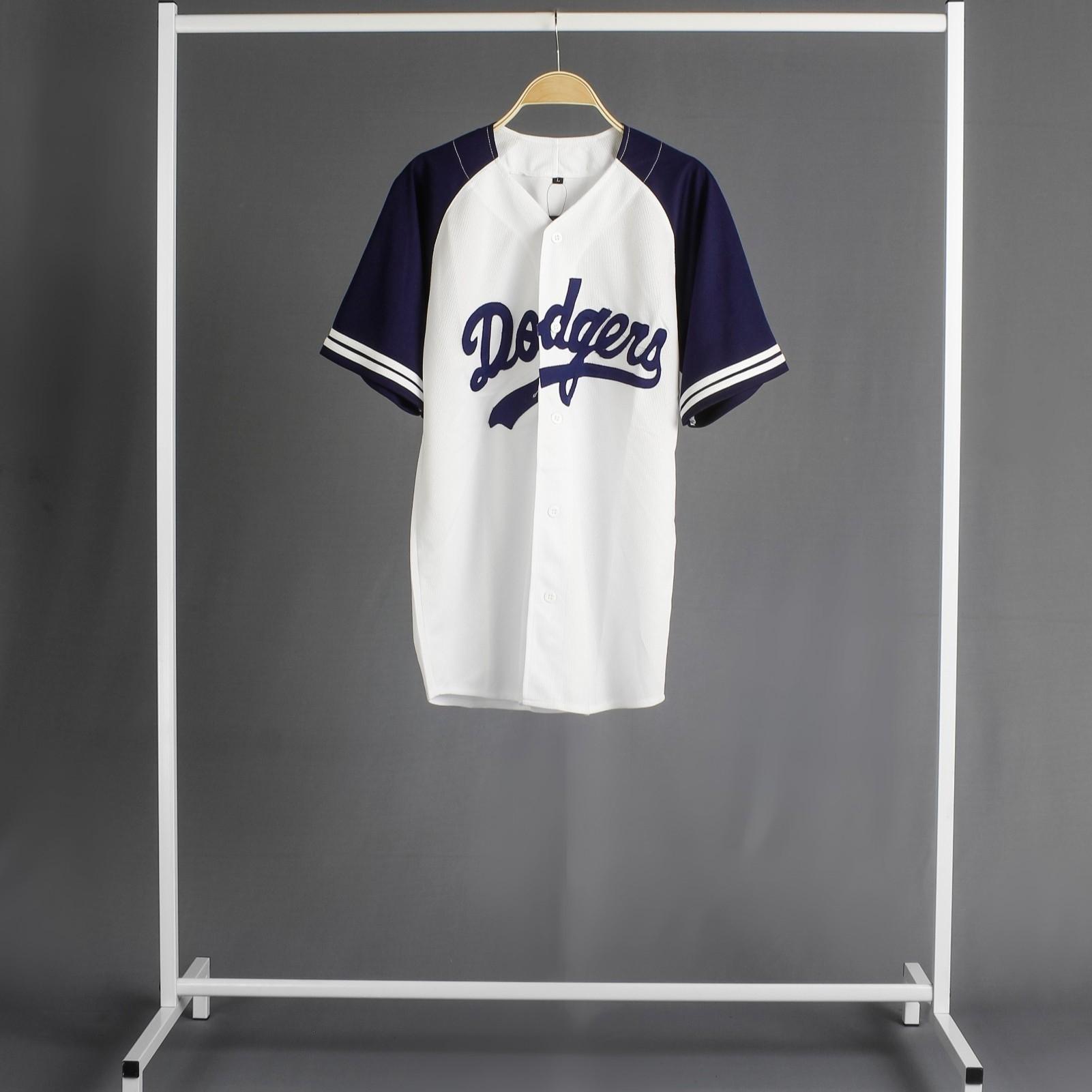 Jersey baseball - Jersey baseball Dodgers Putih Blue Bahan dryfit all size  Anak - anak, remaja, dewasa, big size. Tersedia😁 Pree order Terima custom  sesuai keinginan👇 warna baju? List baju? Tulisan depan?