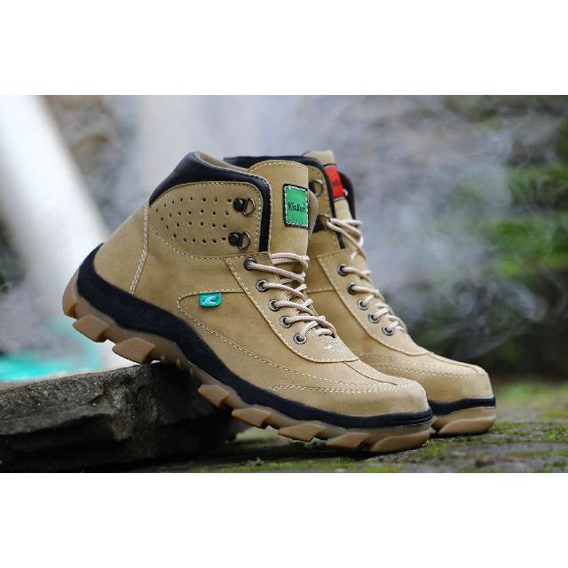 sepatu kickers pria boots safety sepatu kerja proyek sepatu safety