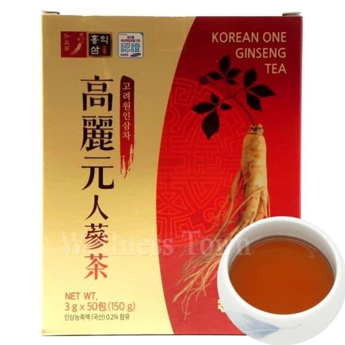 Korean One Ginseng Tea 3 G X 50 Bag Teh Ginseng Korea Lazada Indonesia