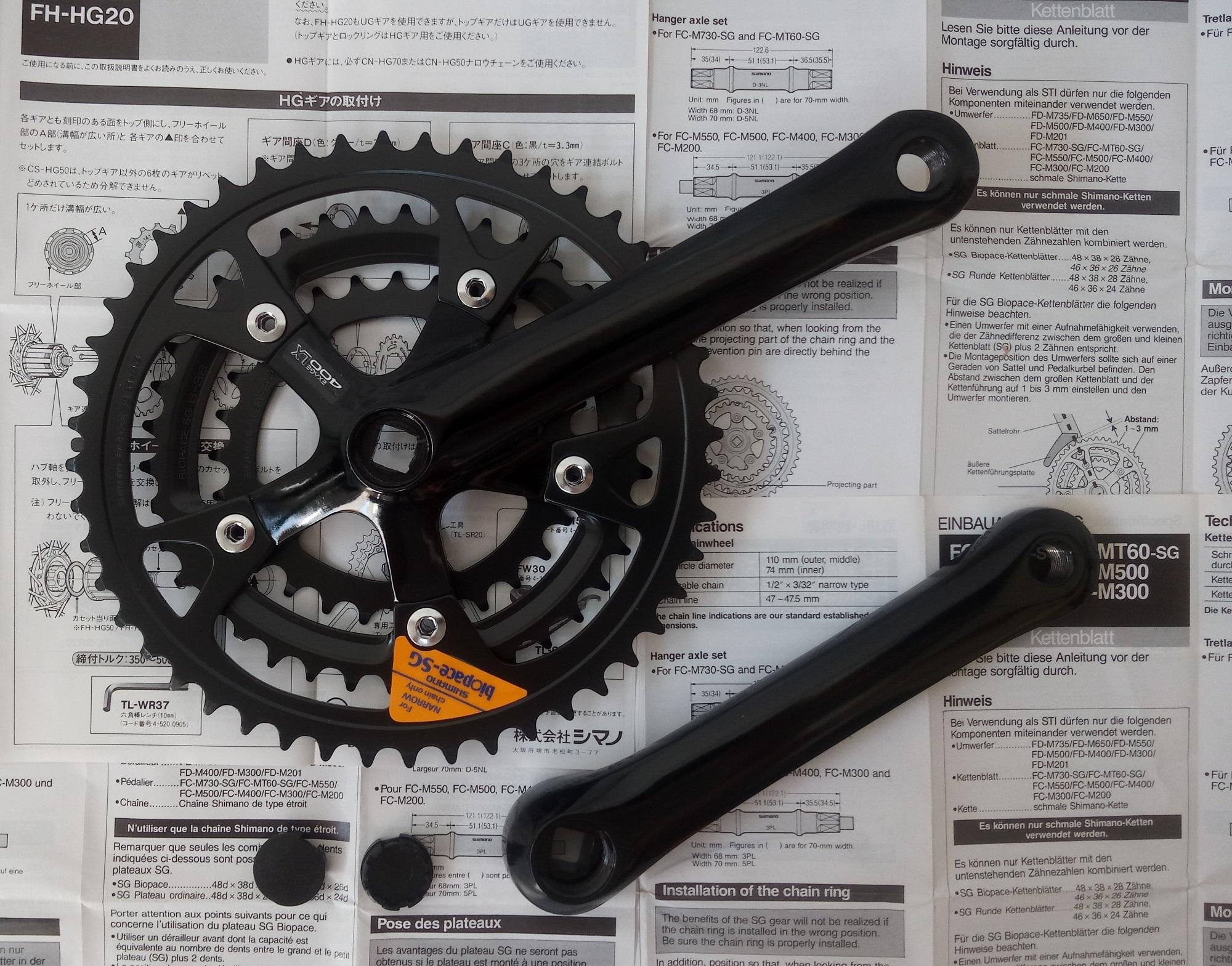 oval 500 crankset