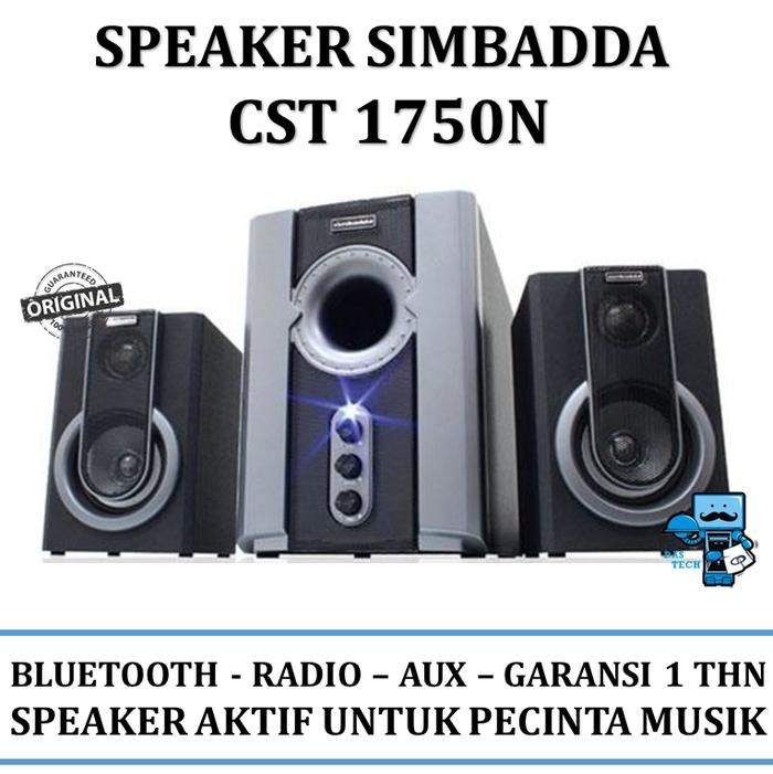 Speaker Aktif Simbadda Cst 1750 Bluetooth Usb Memory Port Radio Lazada Indonesia
