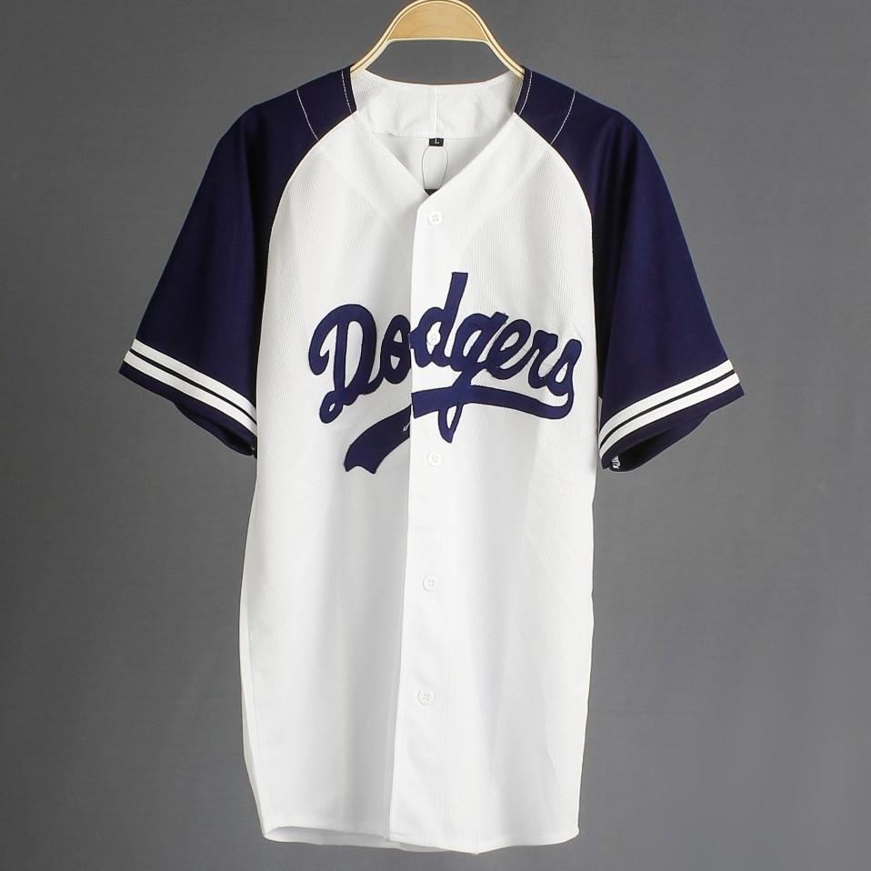 Jersey baseball - Jersey baseball Dodgers Putih Blue Bahan dryfit all size  Anak - anak, remaja, dewasa, big size. Tersedia😁 Pree order Terima custom  sesuai keinginan👇 warna baju? List baju? Tulisan depan?