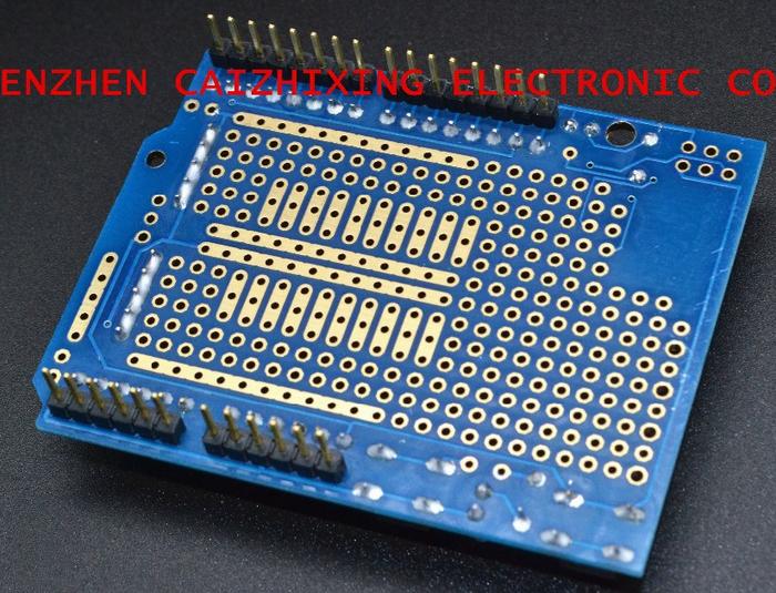 UNO Proto Shield prototype expansion board with SYB-170 mini bread boa ...