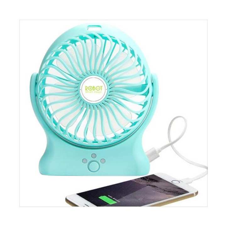 Harga ROBOT RT-BF06 Portable Battery Fan & Powerbank [2000 mAh]