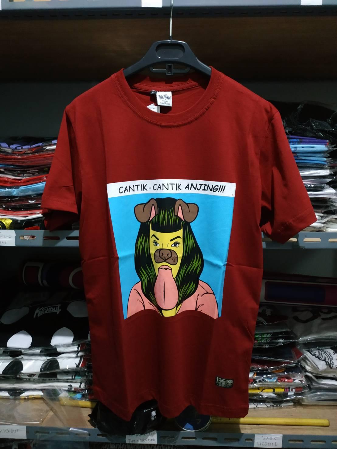 Free Stiker Kaos Cantik Cantik Anjing Kaos Distro Kaos