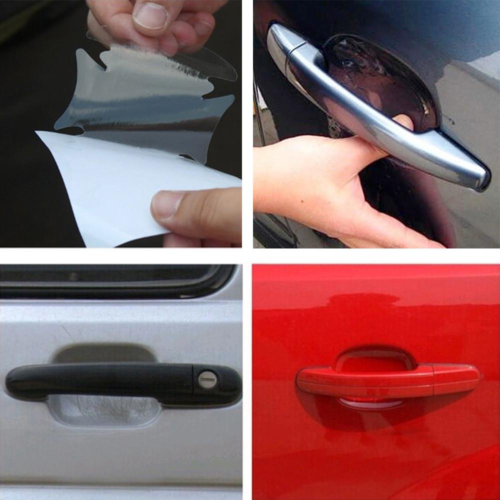 8x Car SUV Door Handle Invisible Protector Films Anti-Scratch Protective Sticker